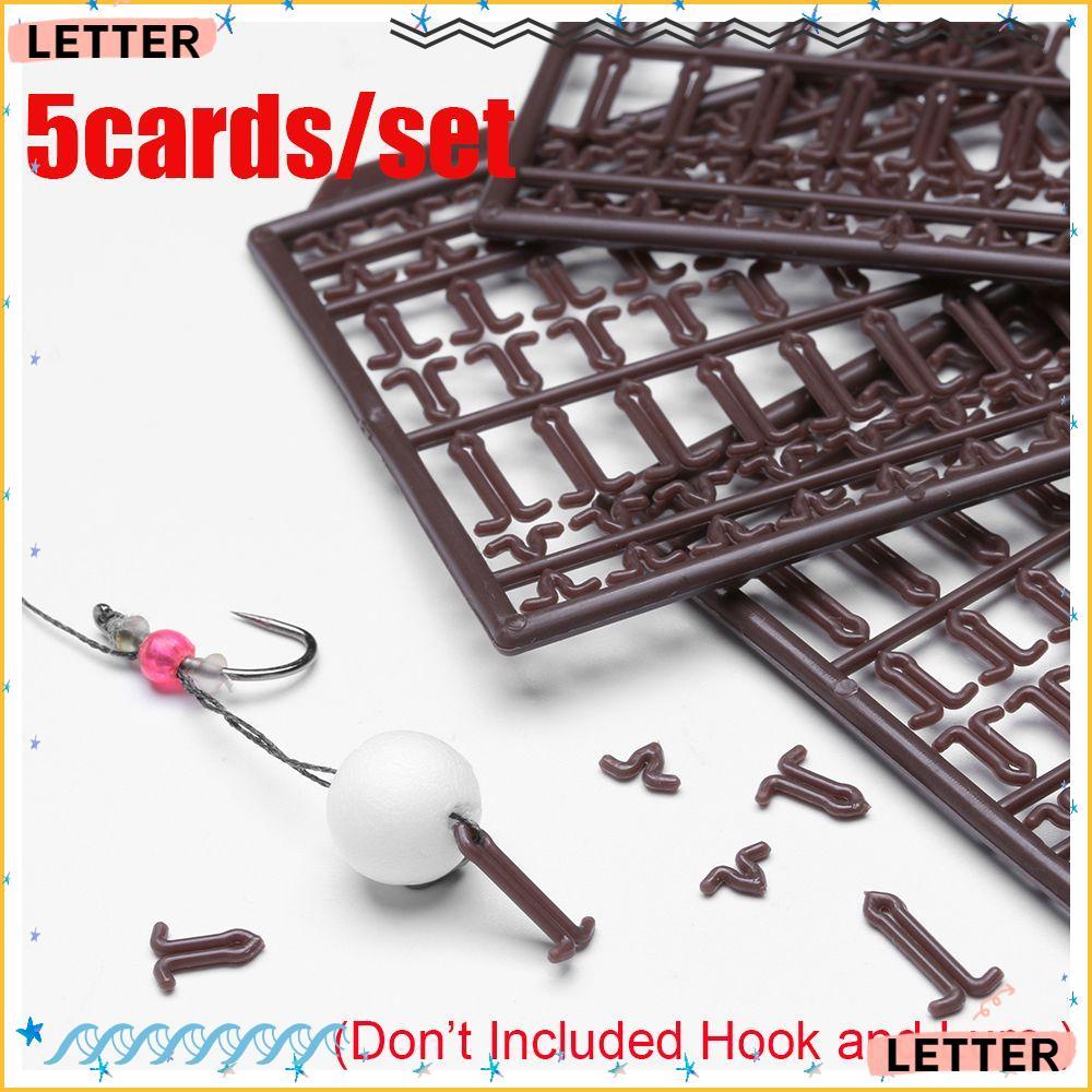 Carta 5 Pçs/Set Gancho Para Contas TPR Ronnie Rig Esportes Ao Ar Livre Pesca Cabelo Chod