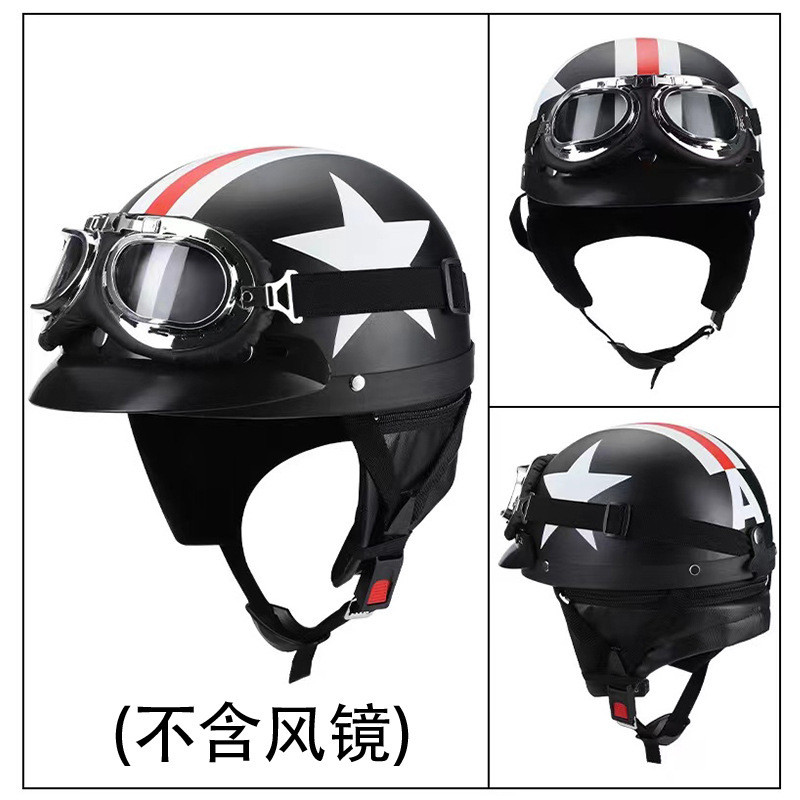 Comércio exterior transfronteiriço fornecimento exclusivo capacete de couro capacete da motocicleta segurança equitação 