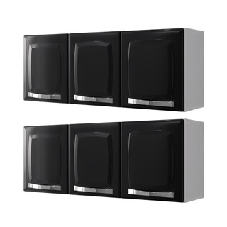Kit com 2 Armários de Aço Itatiaia para Parede – Linha Rose, Ideal para Cozinha ou Lavanderia