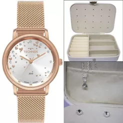RELÓGIO TECHNOS FEMININO ROSE GOLD TREND 2035NDS/1K