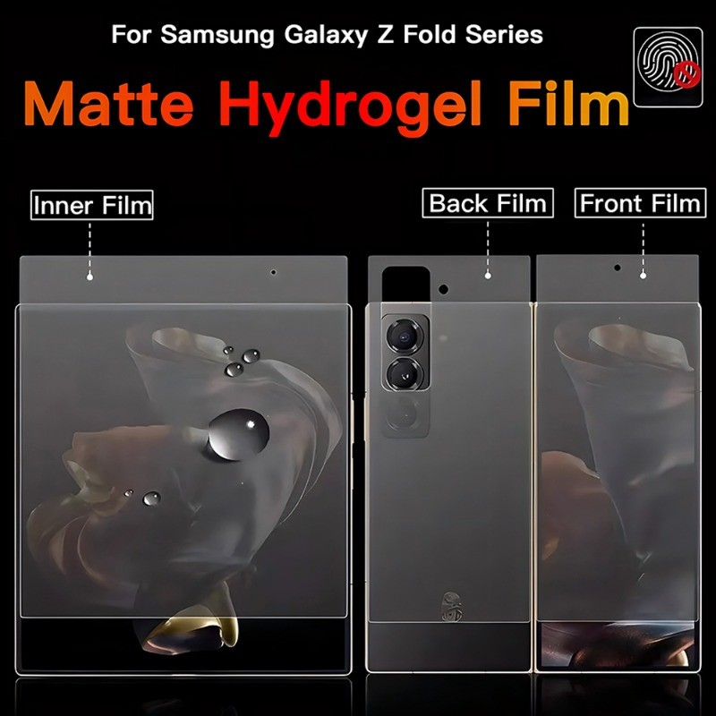 Pelicula Hidrogel Fosca Para Samsung Galaxy Z Fold 8 7 6 5 4 3