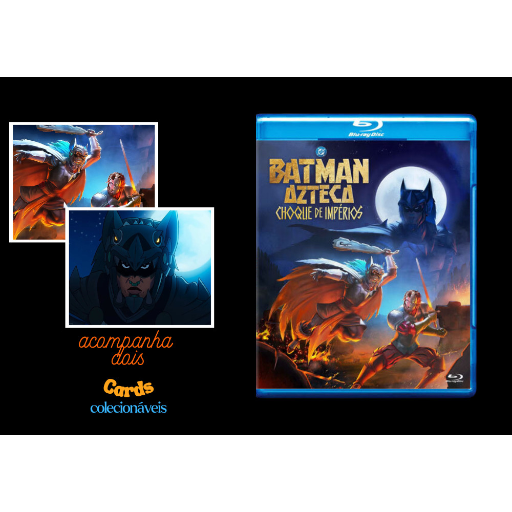 Blu-ray Batman Azteca Choque de Impérios (2025) Dublado e Legendado