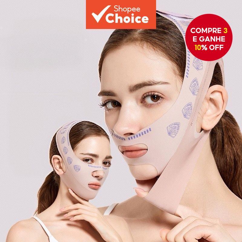 Máscara De Dormir Beauty Face Sculpting , Emagrecimento Em Forma De V , Reutilizável-Antienvelhecimento em Oferta na Shopee