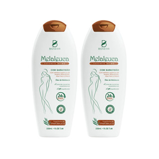 Kit 2 Sabonetes Íntimos BioSeiva Melaleuca Barbatimão 220mL | pH Ideal, Ação Antisséptica e Frescor em Oferta na Shopee