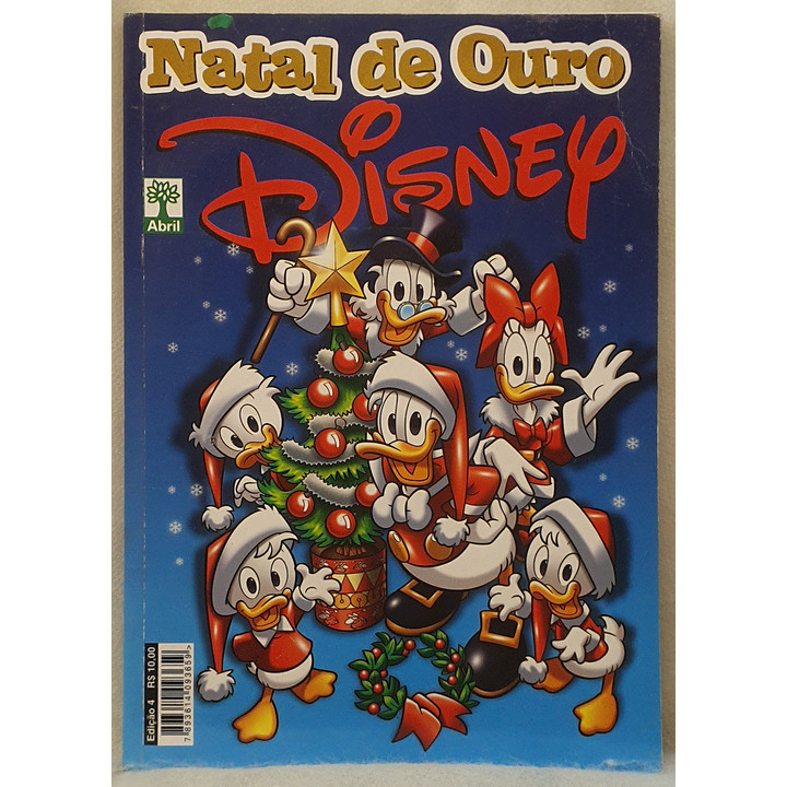 Gibi Natal de Ouro Disney - Volume 4 - Editora Abril