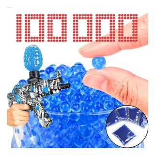 10.000 Bolinhas De Gel Azul para Arminha Orbeez de munição lançador 7-8mm Gel Blaster