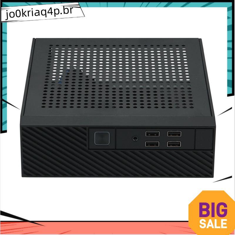 M10 Mini ITX Computador Caso HTPC Host Chassi USB2.0 Gabinete De Controle Industrial Para Escritório Negócios Fácil De U