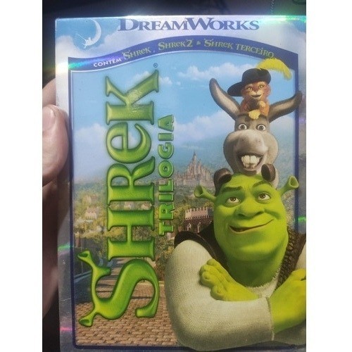 Filme Dvd Sherek Trilogia 1,2,3