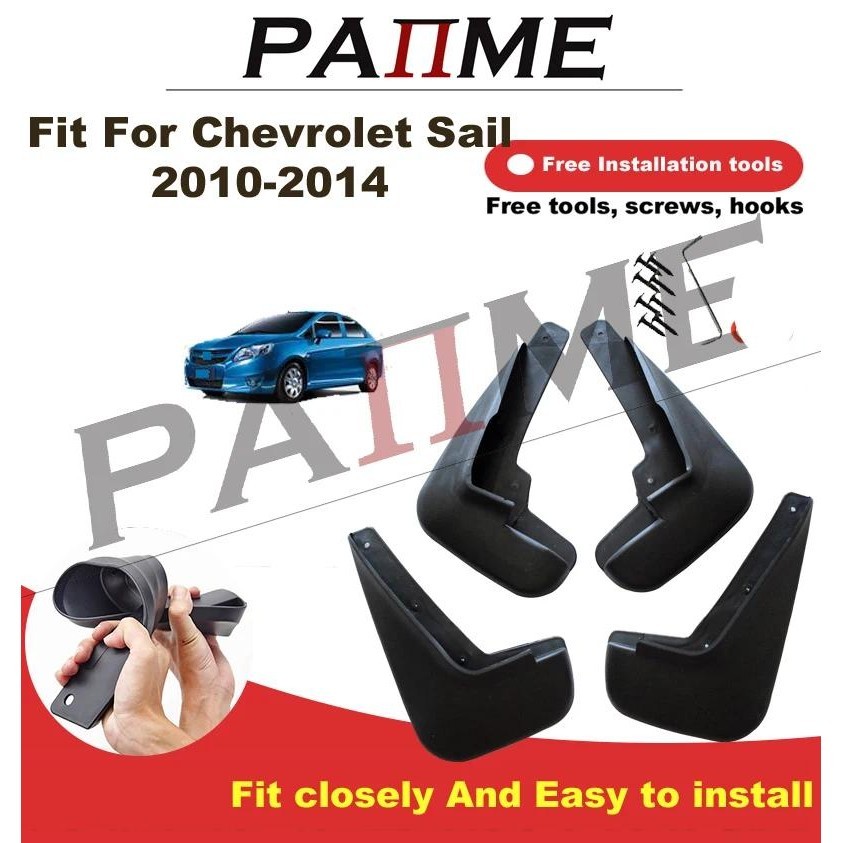 Apto Para Chevrolet Vela 2010 2011 2012 2013 2014 Carro Automotivo MudFlaps Respingo Guardas Dianteiro Traseiro Lama Ale