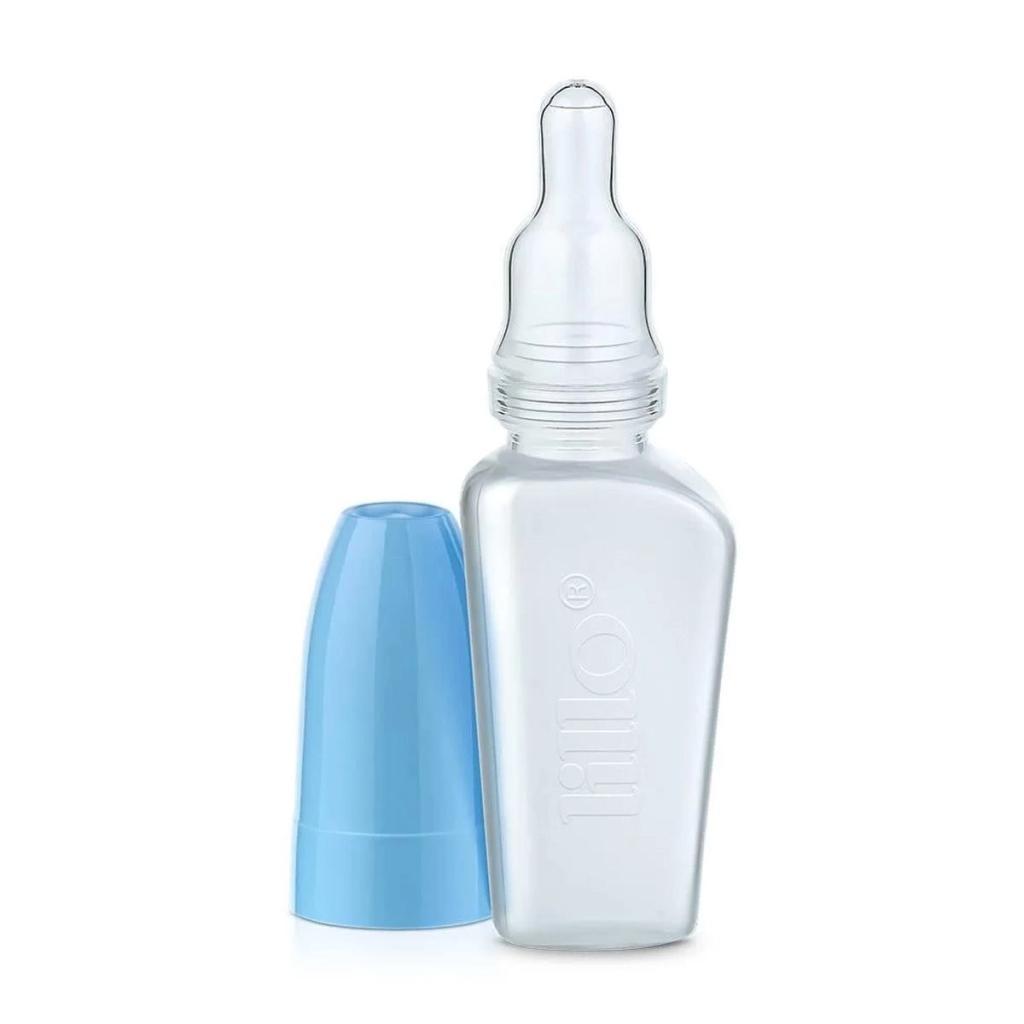 Mamadeira Chuquinha Lillo Azul 50ml Bico De Silicone Natural