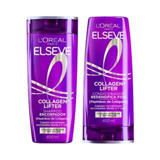 Kit Elseve Collagen Lifter Shampoo + Condicionador 400ml em Oferta na Shopee