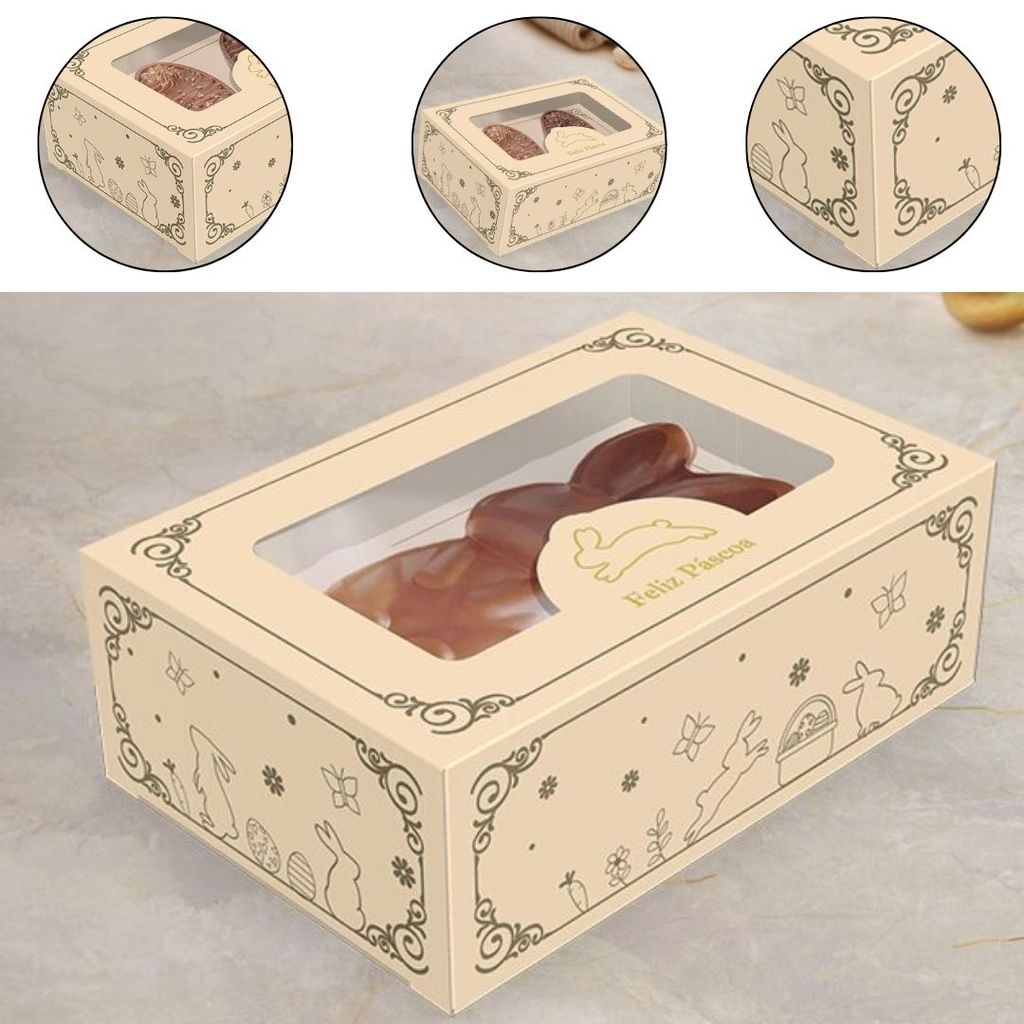 10 CAIXA P/ 2 MINI OVOS PASCOA 50G OU COELHO DE CHOCOLATE - PASCOA LUZ 5910 ( IDEIA PÁSCOA 2026 ) em Oferta na Shopee