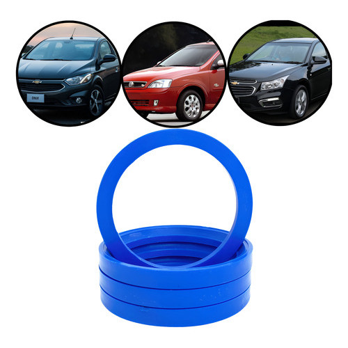 Jogo Anel Centralizador Gm Corsa Celta Prisma Onix Zafira S2 Azul MG LP