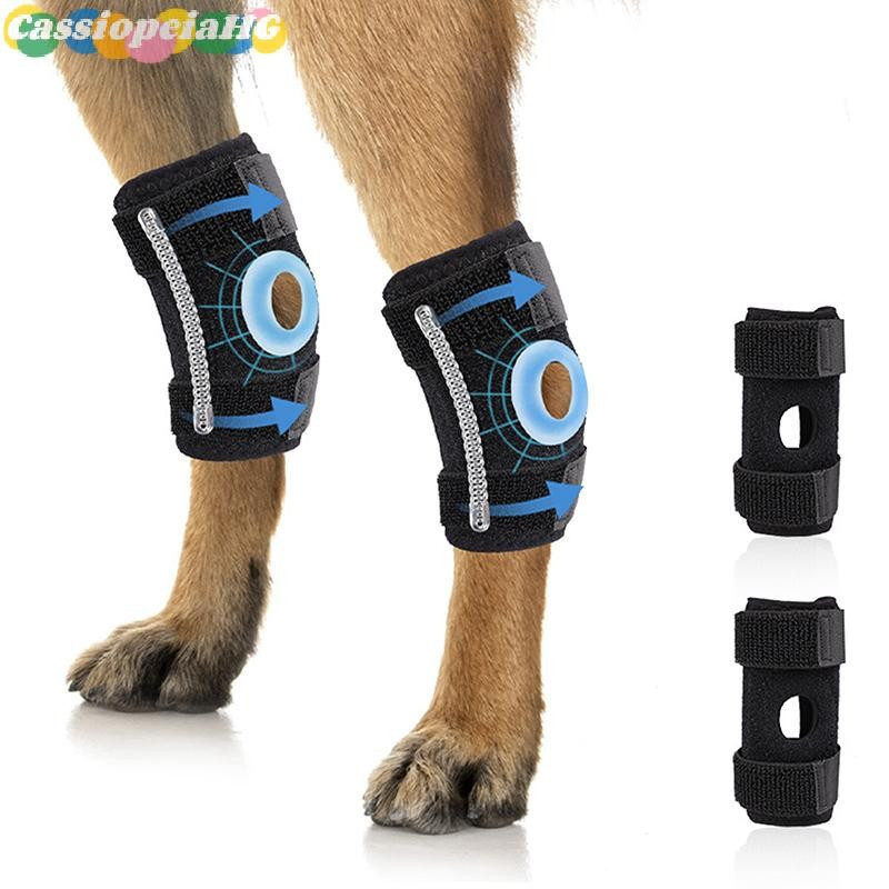 (Cassiopeiahg) Joelheiras Para Cães Recuperação De Lesões Suporte Fixo Cinta Protetor Animais De Estimação Alívio Da Dor