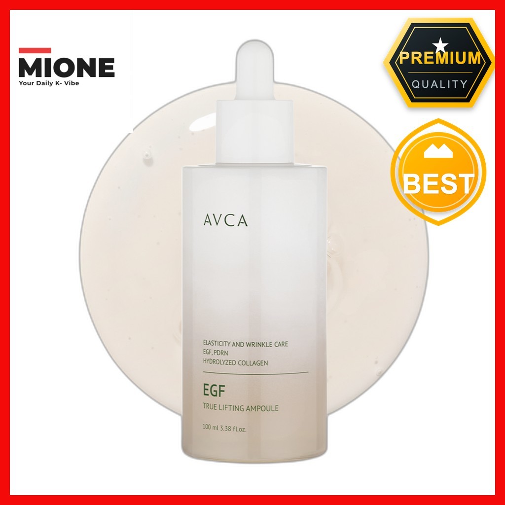[avca] Ampola True Lifting EGF Elasticidade , 100ml , 1 Unidade/Coreana/Efeito Firmador/100 % Genuíno Da MIONE