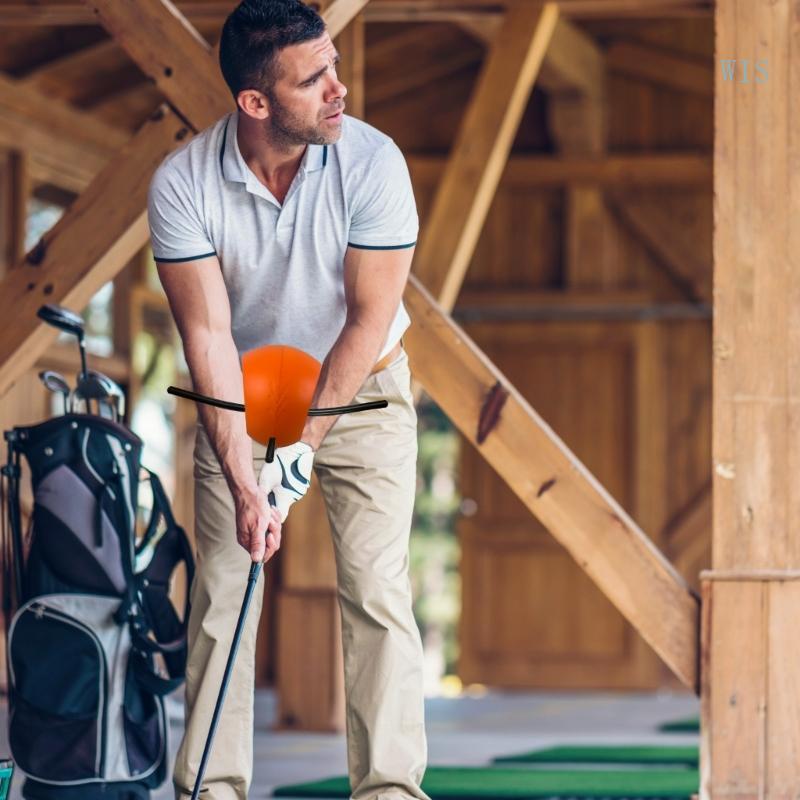 WIS Smarts Balls Golfs Trainer Aid Para Posturas Correção Prática Swing Trainers Ajuda Melhorar A Posição Das Mãos