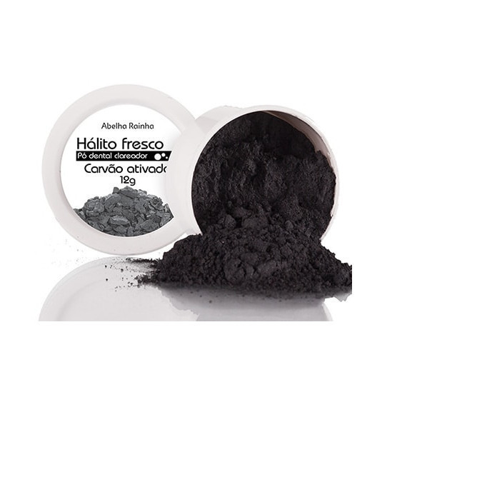 Pó Dental Com Carvão Ativado 120g Abelha Rainha