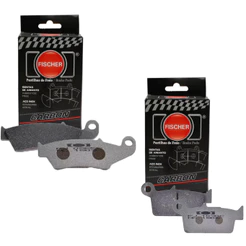 Kit Pastilha Freio Diant+Tras Fischer FJ0860C FJ1030C Honda NX4 Falcon XRE 300