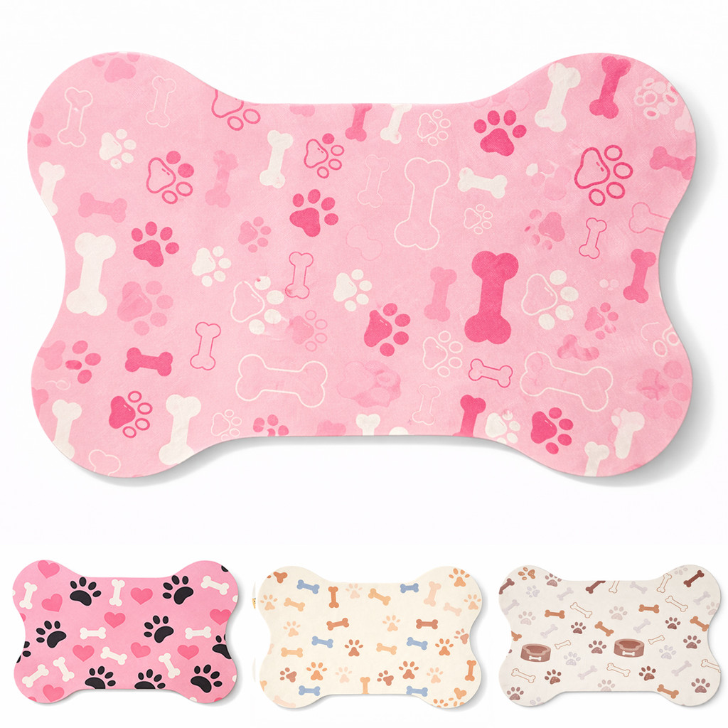 Tapete Para Comedouro Pet Chachorro Gato Antiderrapante Grande