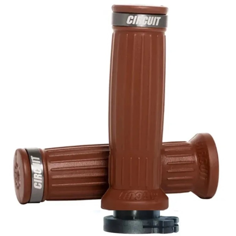 Manopla Punho Borracha Classic Grip Custom Marrom 7/8