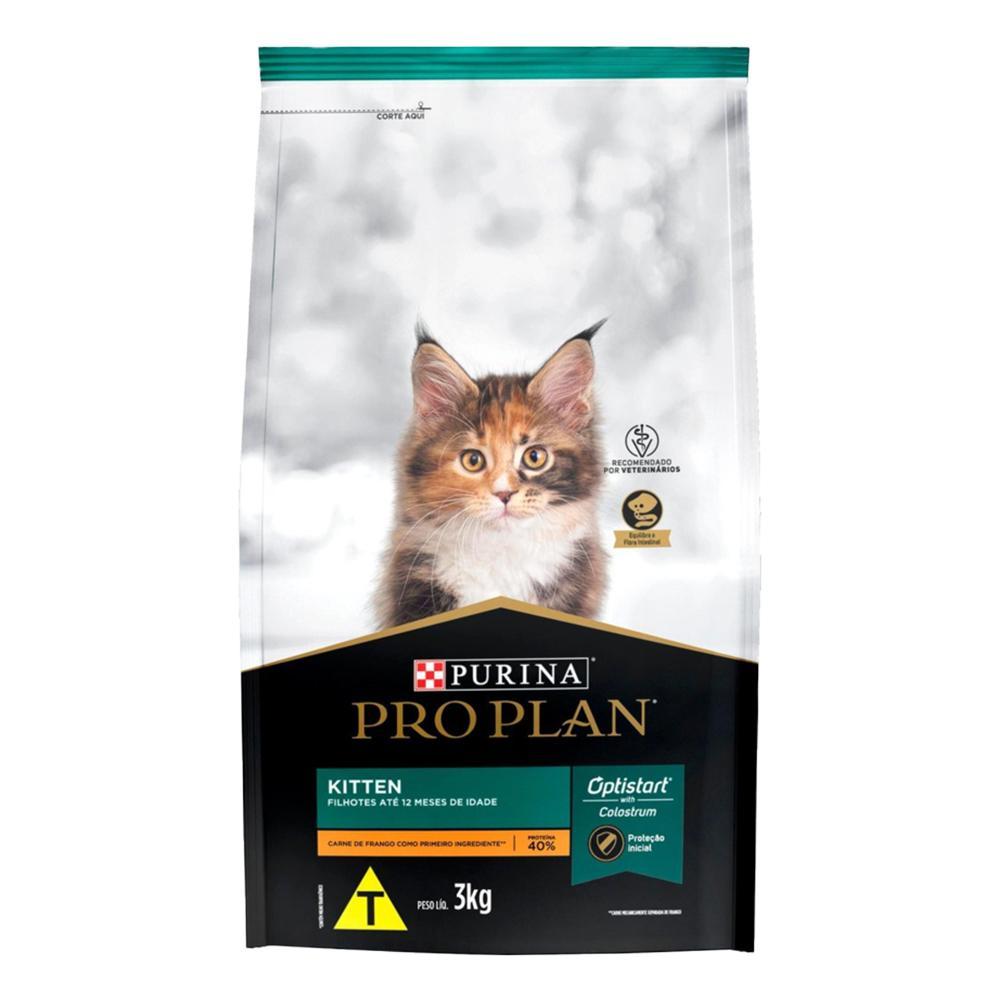 Ração Nestlé Purina Pro Plan Gatos Filhotes Frango - 3 Kg