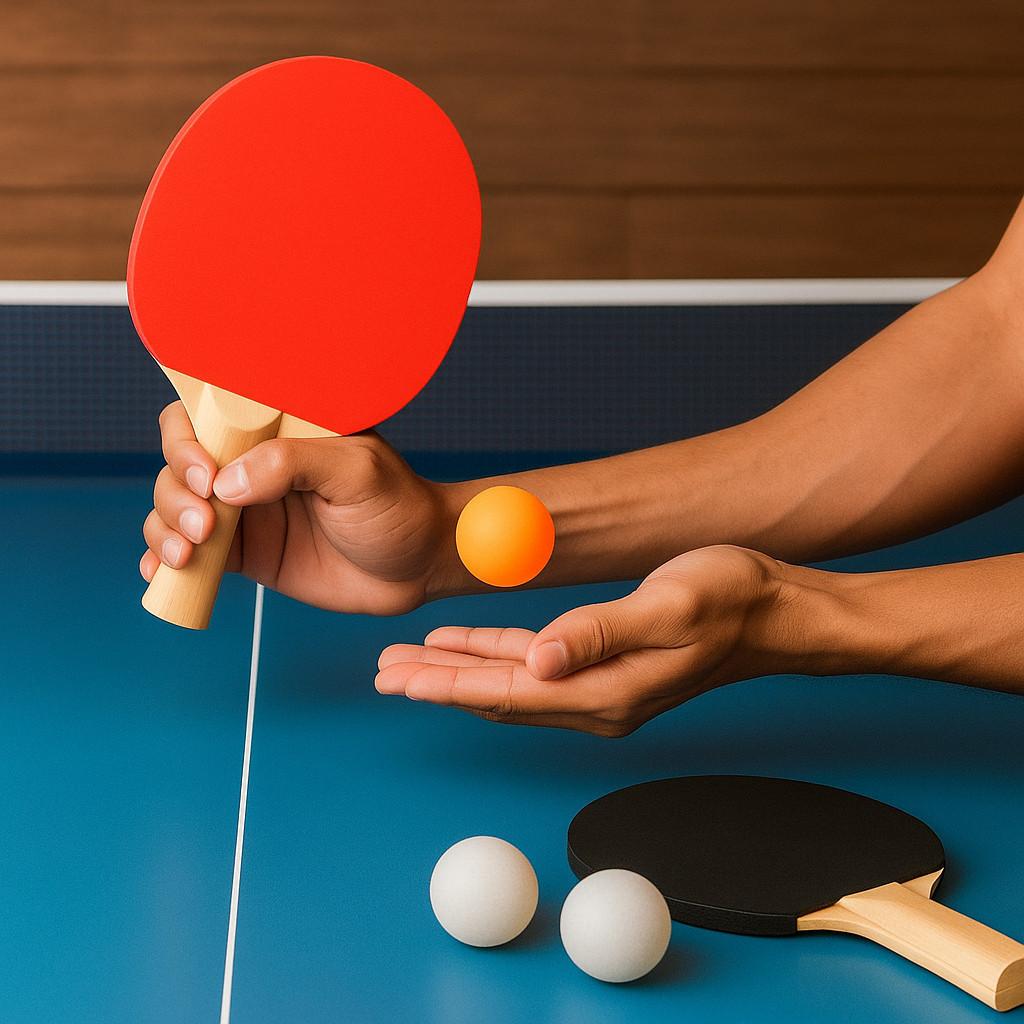 Pingpong Kit Mesa 2 Raquetes Madeira Rede Bolinha Esporte Treino Lazer Portátil