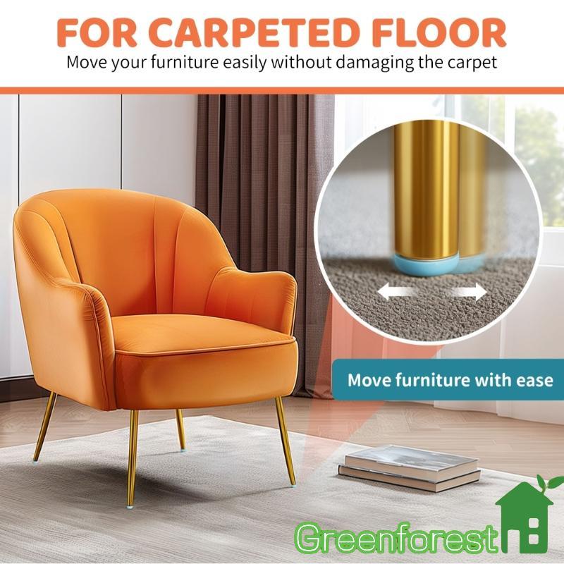 greenfor 25mm Espessura Almofada Móveis Auto Adesivo Protetores Atualiza 12 Peças Para Piso Duro