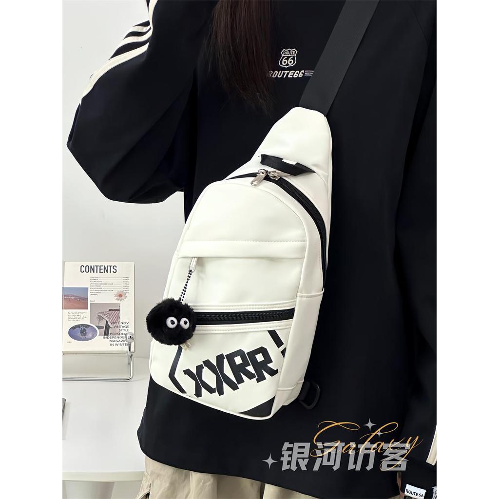 Novo estilo Street Wear mochila de ombro masculina ao ar livre leve saco do telefone móvel Unisex lazer esportes saco pe