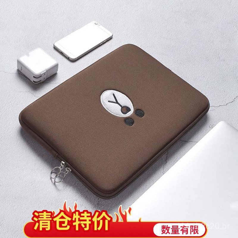 Bolsa para laptop em estoque, com forro interno reforçado anti-queda, bolsa para laptop unissex de 15,6 polegadas com pa