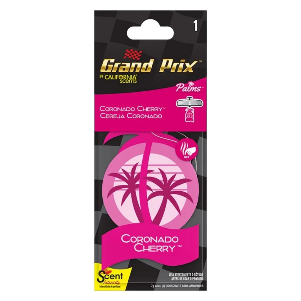 AROMATIZANTE P/ VEÍCULOS CEREJA CORONADO GRAND PRIX — imagem 2 de 2