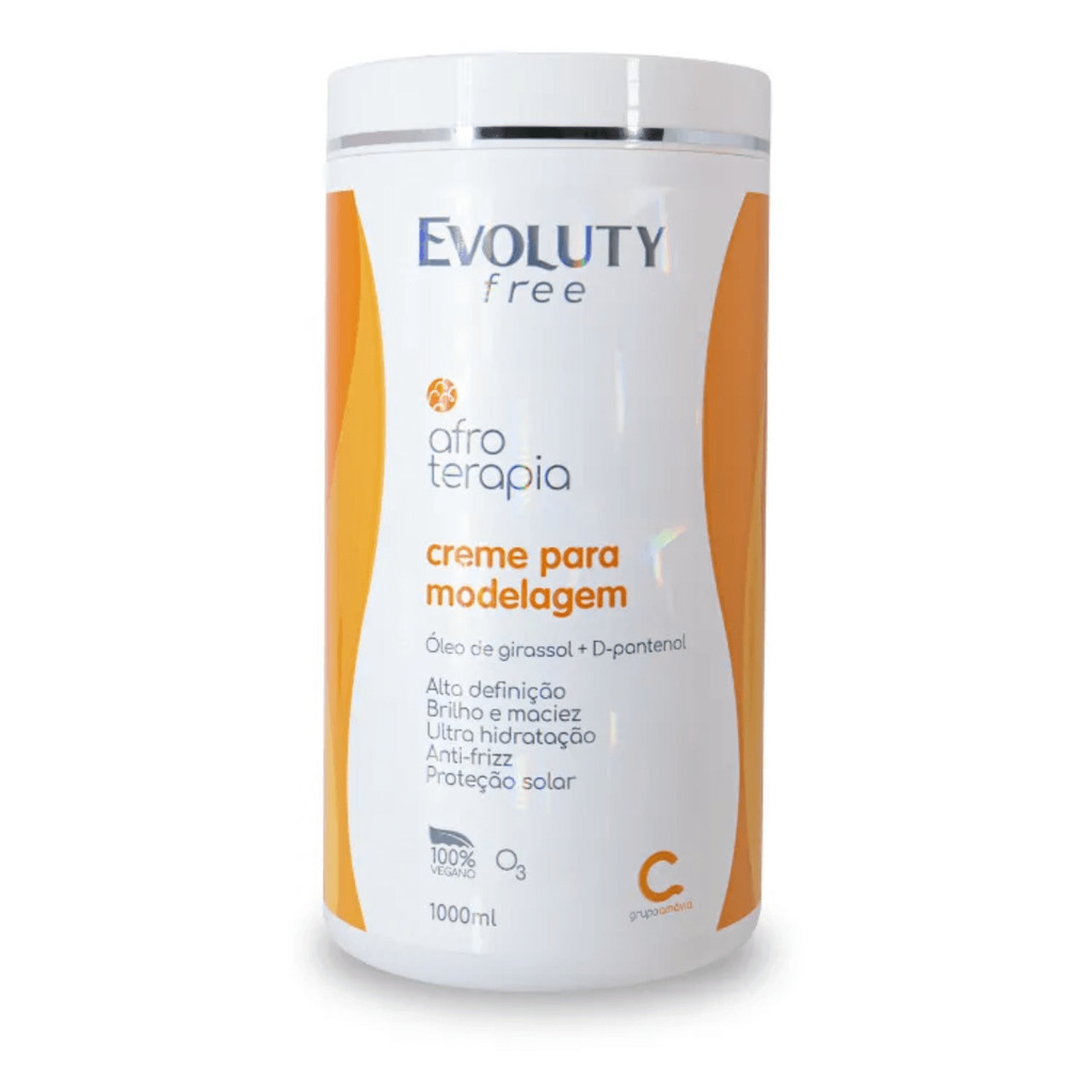 Evoluty Free Afroterapia - Creme de Pentear 1000ml em Oferta na Shopee