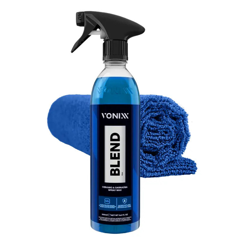 Vonixx Blend 500ml Proteção E Brilho + Flanela Microfibra