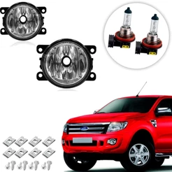 Par de farol de Milha Neblina Auxiliar Farolete Ford Ranger 2012 13 14 15 16