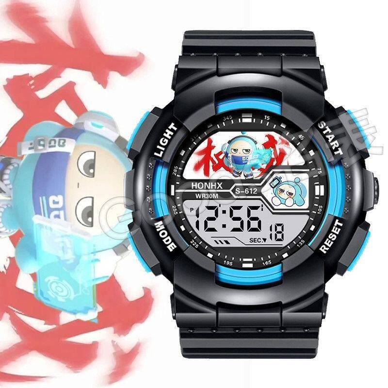 Novo relógio Eggman Party com despertador, luminoso, à prova d'água, disponível nas cores preto, amarelo, azul e rosa, a