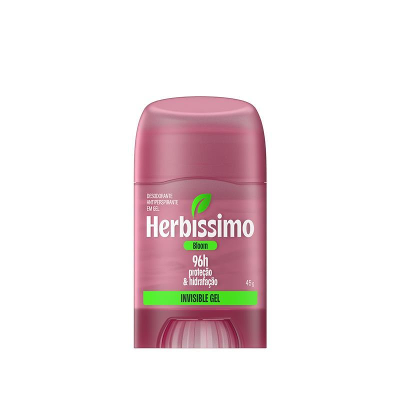 Desodorante Antitranspirante Herbíssimo Invisible Gel Bloom 45g