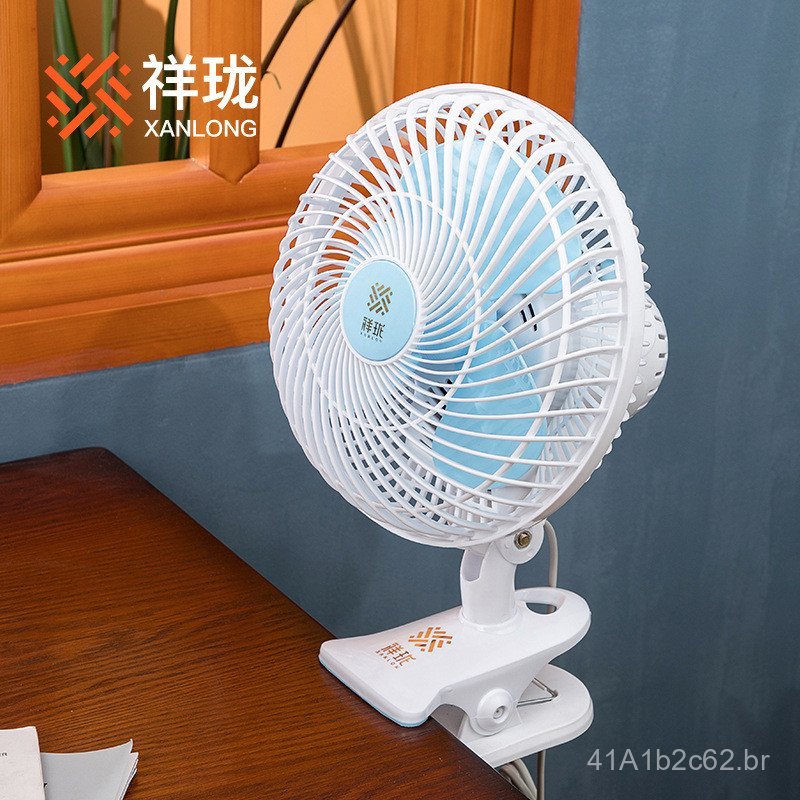Mini ventilador para dormitórios de estudantes, ventilador pequeno multifuncional para mesa de escritório, ventilador de