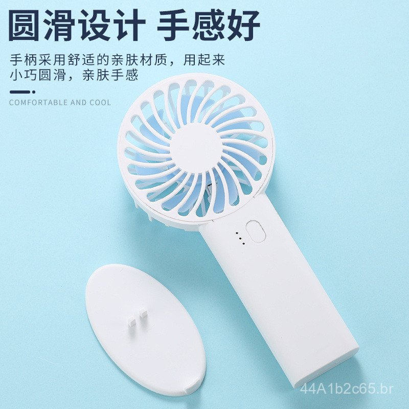 Novo mini ventilador portátil, mini ventilador de pescoço USB, ventilador de mesa portátil e dobrável para escritório e 