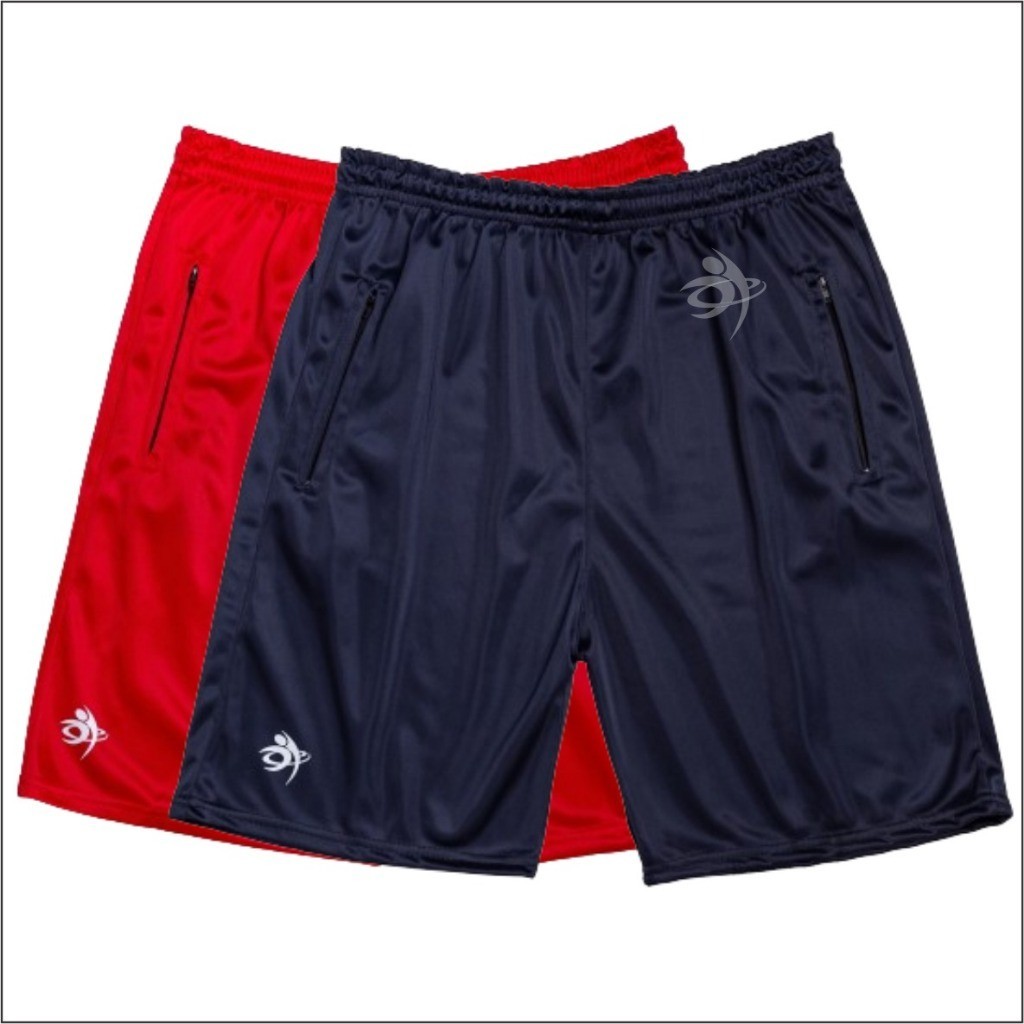 kit /Conjunto 2 Bermuda Short Dry Fit Refletivo Com Zíper Masculina Casual- Treino- Academia Inverno