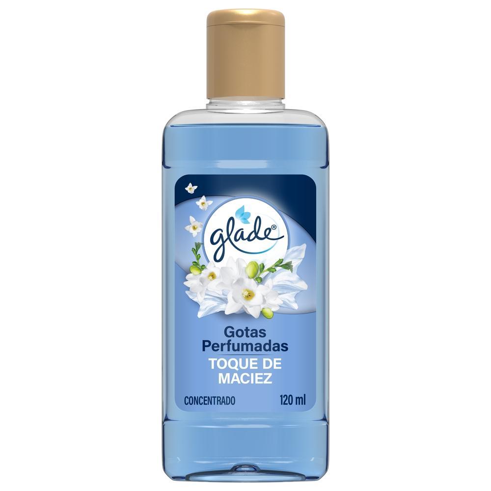 Odorizador de Ambiente Glade Gotas Perfumadas Toque de Maciez Frasco 120ml em Oferta na Shopee