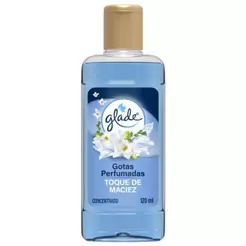 Odorizador de Ambiente Glade Gotas Perfumadas Toque de Maciez Frasco 120ml