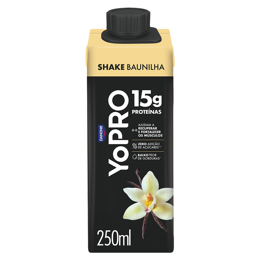 YoPRO Bebida Láctea UHT Baunilha 15g de proteínas 250ml em Oferta na Shopee