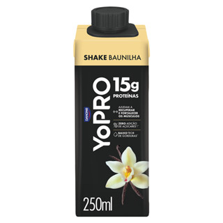 YoPRO Bebida Láctea UHT Baunilha 15g de proteínas 250ml em Oferta na Shopee
