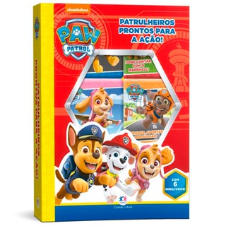 Box 6 Minilivros Patrulha Canina, Patrulheiros Prontos Para A Ação | Capa Dura | Ciranda Cultural em Oferta na Shopee