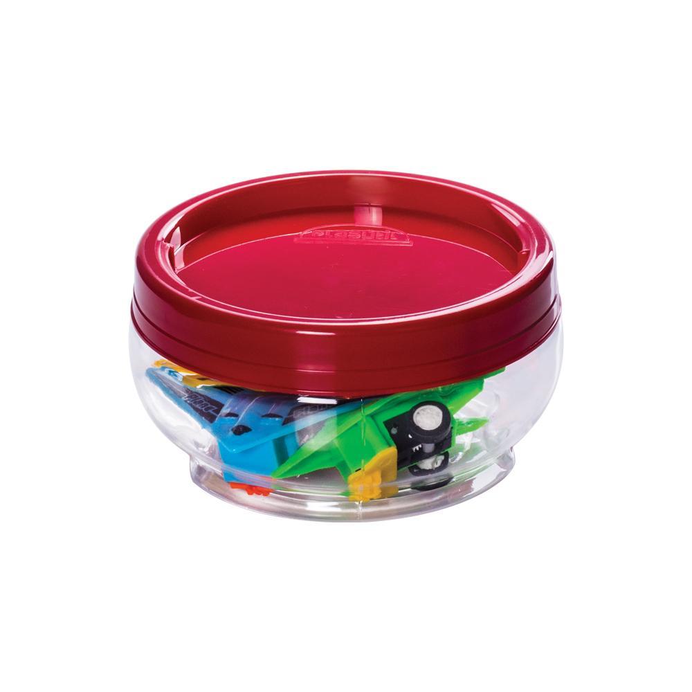 Organizador Gire e Trave 315 ml Grande Plástico Plasútil em Oferta na Shopee