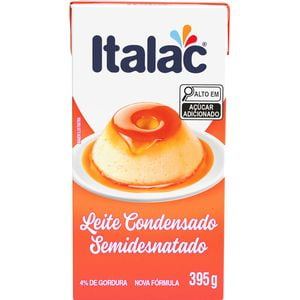 Leite Condensado Italac Semidesnatado 395g