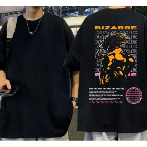 [Camiseta Premium em Algodão Puro]GXG Camiseta OverSized Unissex Brando Caimento Perfeito Estilo de Rua Bizarre Dio