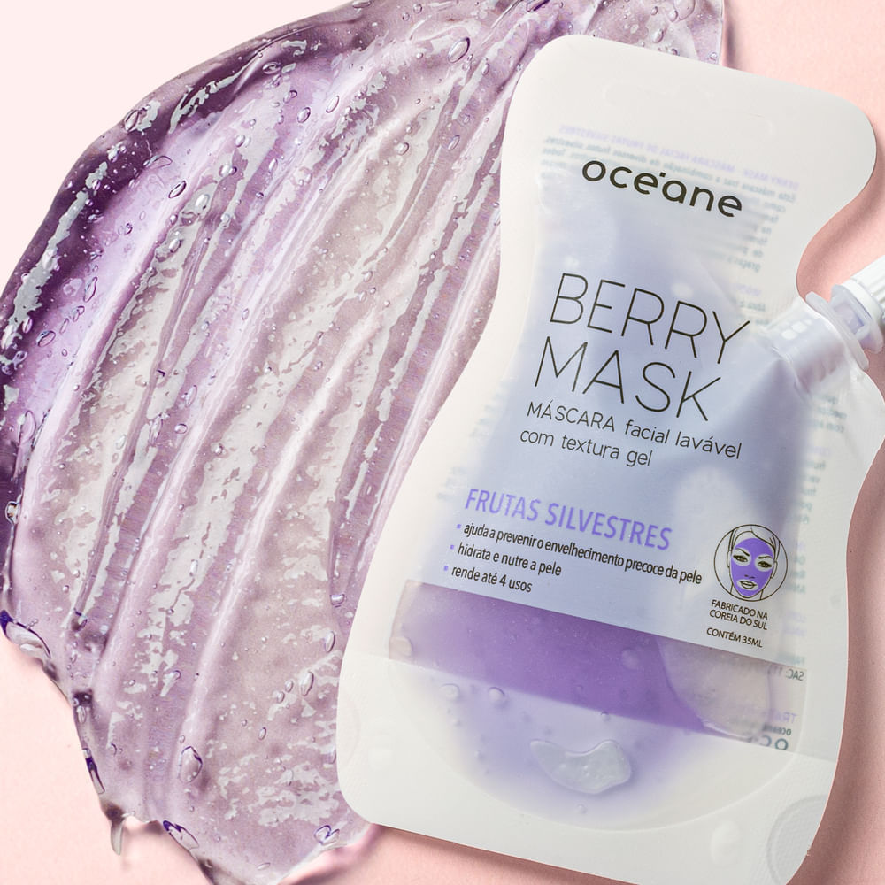 Detalhes do Máscara Facial com Frutas Silvestres - Berry Mask 35ml