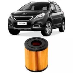 Filtro Óleo Peugeot 2008 1.6 2015 A 2017 Tecfil