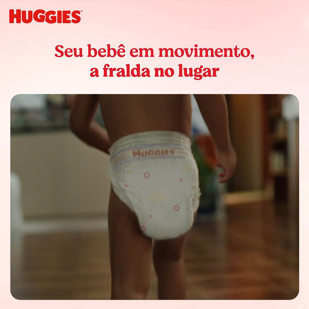 Detalhes do Fralda Huggies Supreme Care Máxima Proteção Tamanho M 72 Unidades Descartáveis