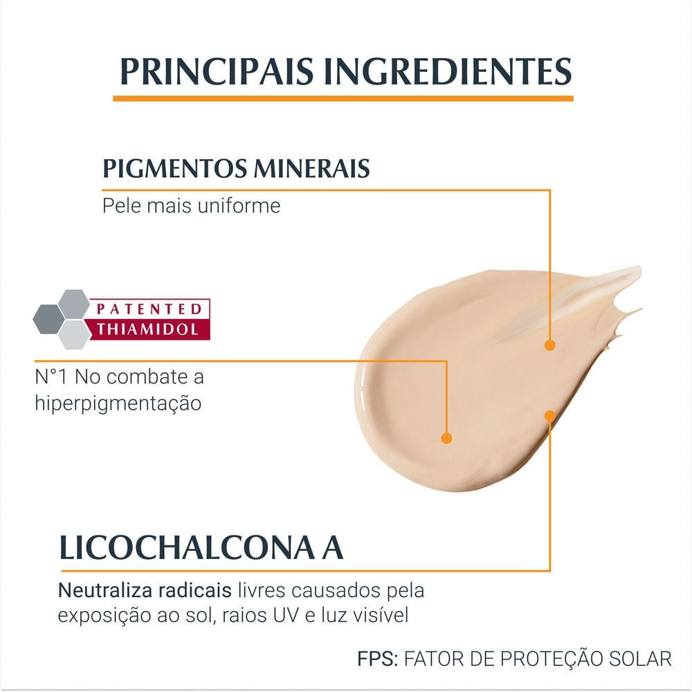 Detalhes do Eucerin Sun Pigment Control Creme Facial T. Claro FPS70 50ml